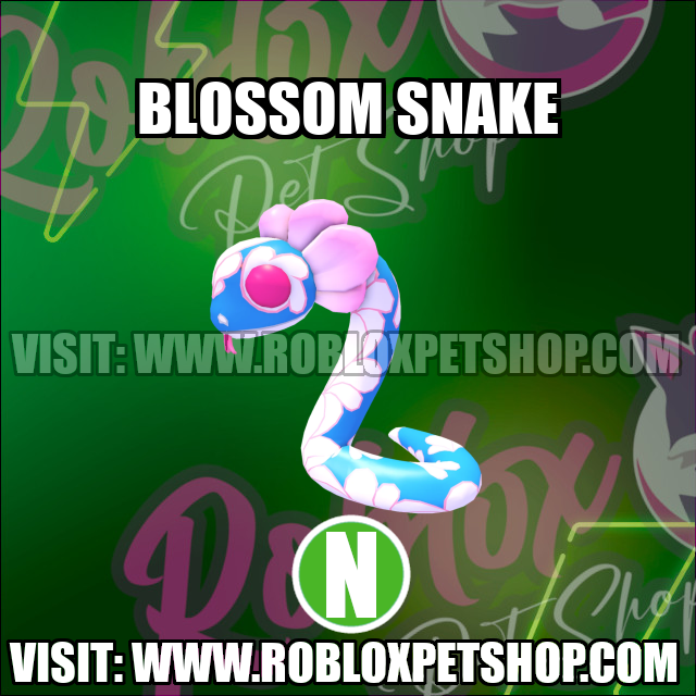 Blossom Snake NEON Adopt Me