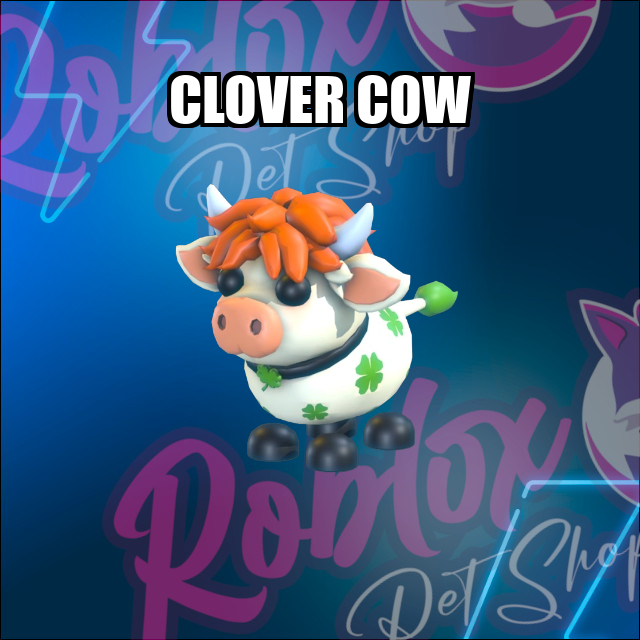 Clover Cow NO POTION Adopt Me