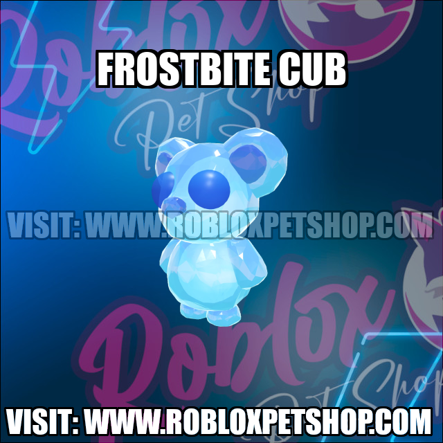 Frostbite Cub NO POTION Adopt Me