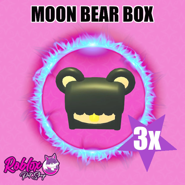 Moon Bear Box x3 Adopt Me