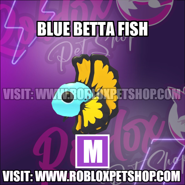 Blue Betta Fish MEGA Adopt Me