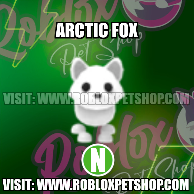 Arctic Fox NEON Adopt Me