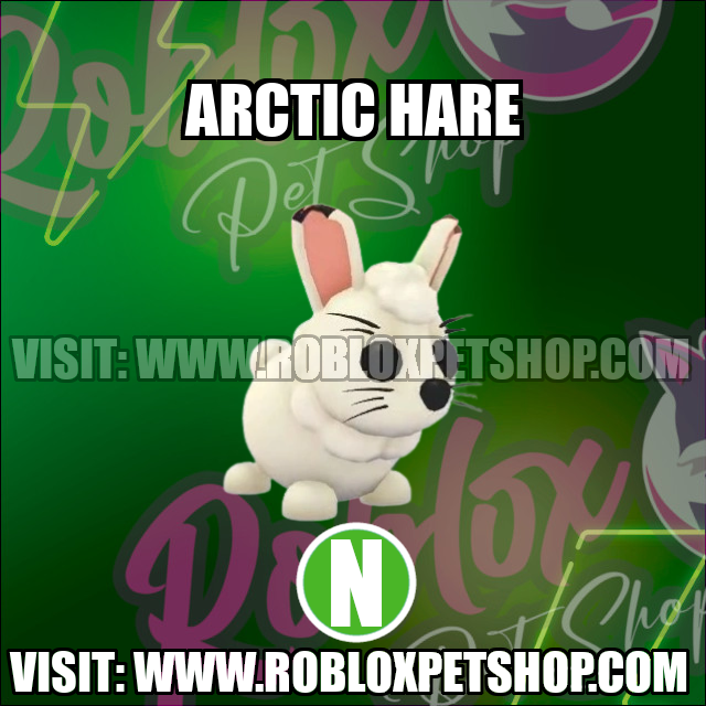 Arctic Hare NEON Adopt Me