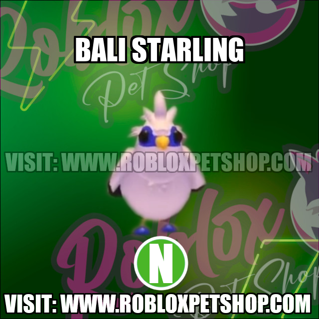 Bali Starling NEON Adopt Me