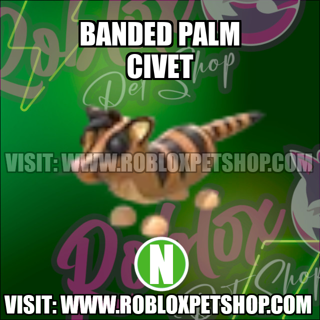 Banded Civet NEON Adopt Me