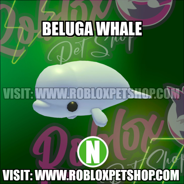 Beluga Whale NEON Adopt Me