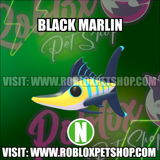 Black Marlin NEON Adopt Me