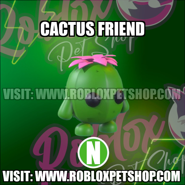 Cactus Friend NEON Adopt Me