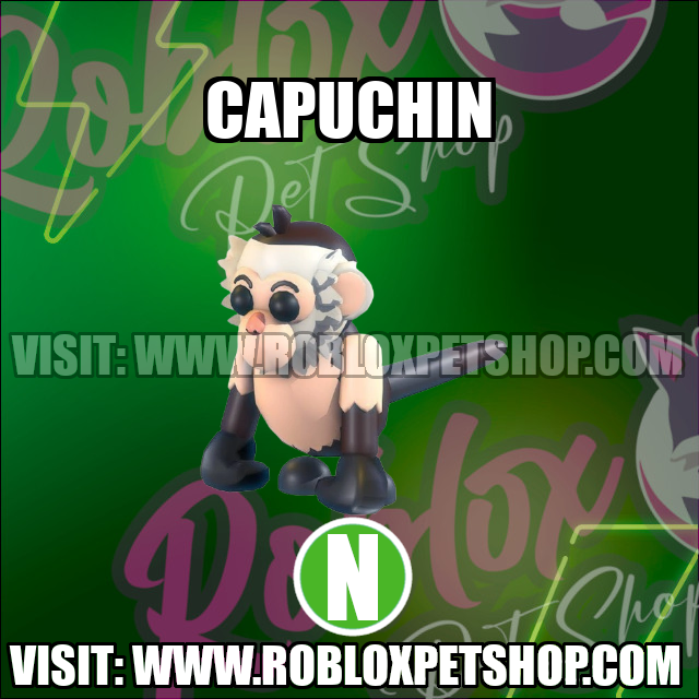 Capuchin Monkey NEON Adopt Me