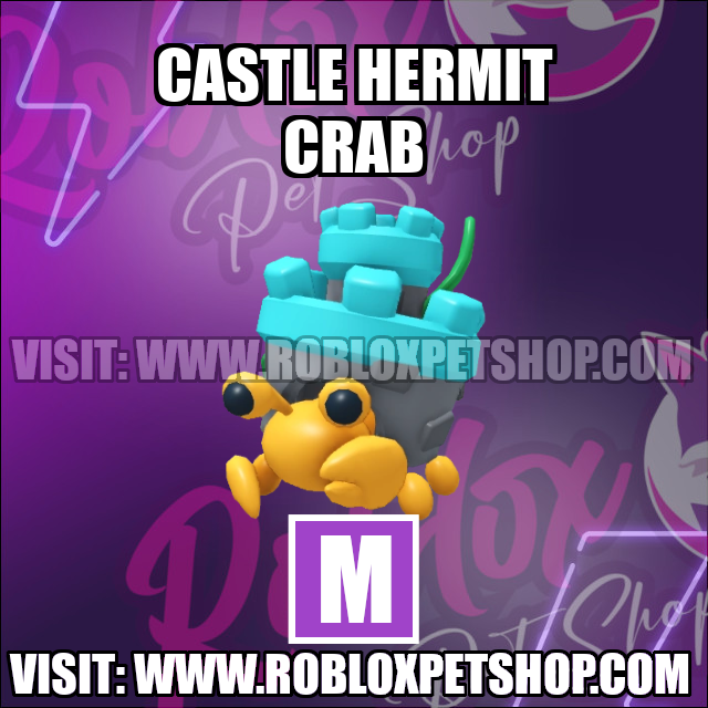 Castle Hermit Crab MEGA Adopt Me