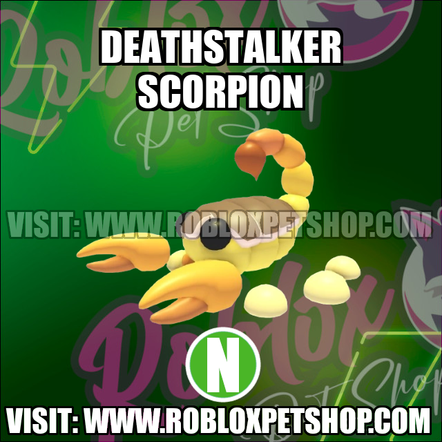 Deathstalker Scorpion NEON Adopt Me