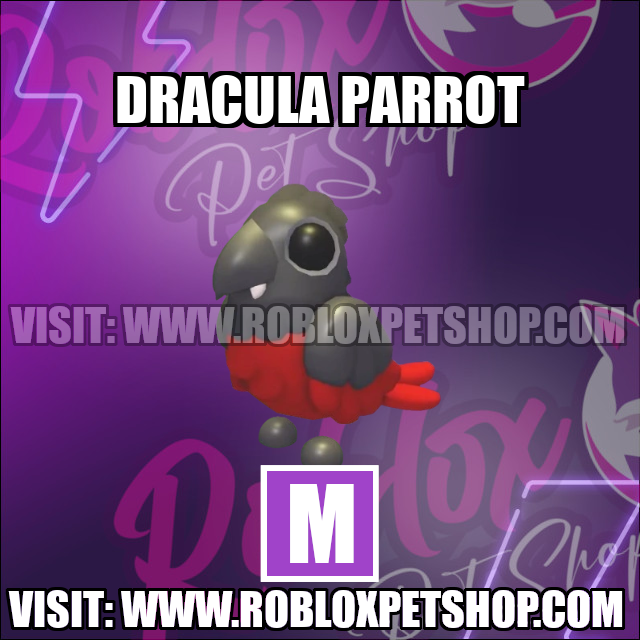 Dracula Parrot MEGA Adopt Me