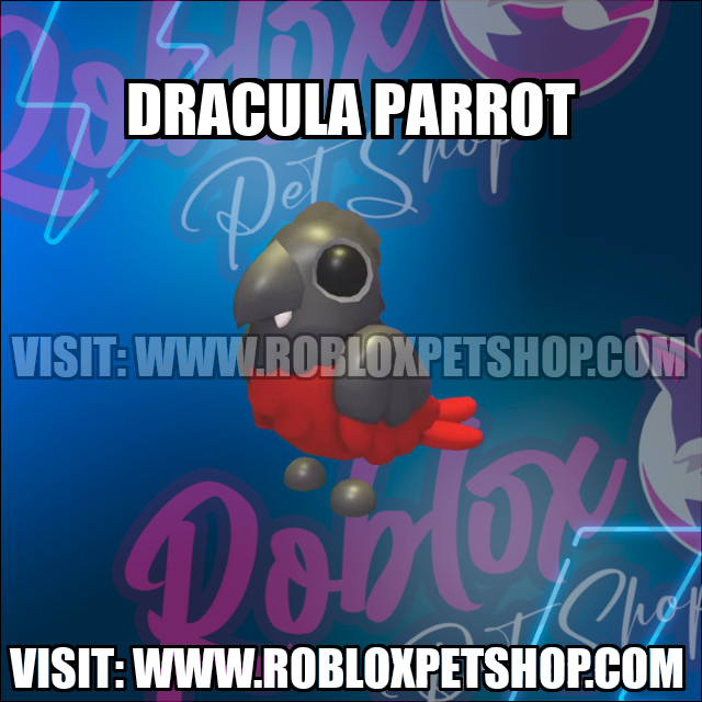 Dracula Parrot NO POTION Adopt Me