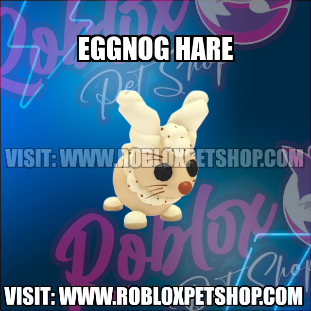 Eggnog Hare NO POTION Adopt Me