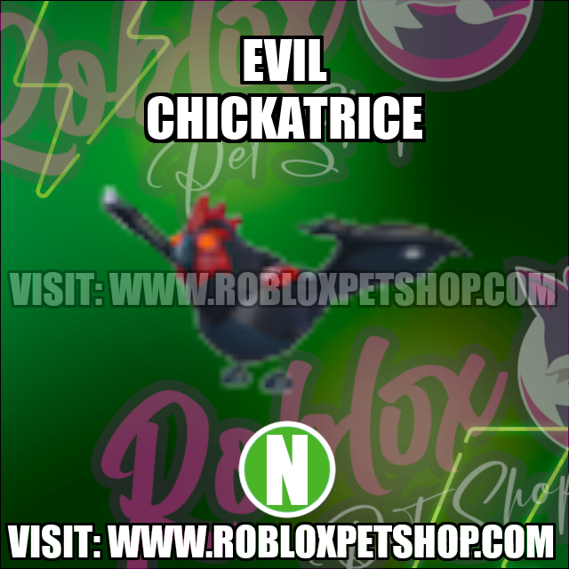 Evil Chickatrice NEON Adopt Me