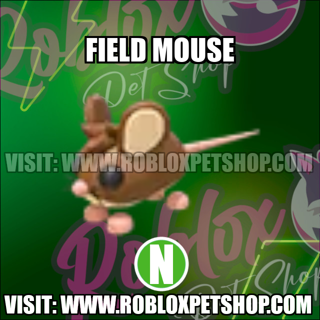 Field Mouse NEON Adopt Me