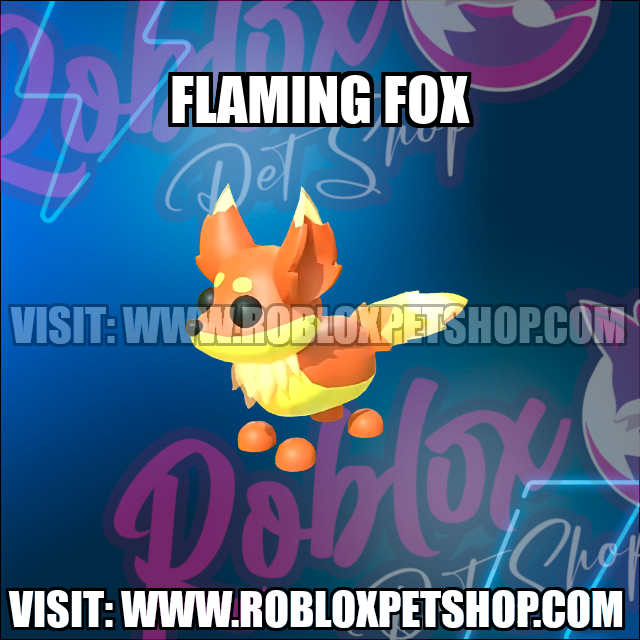 Flaming Fox NO POTION Adopt Me