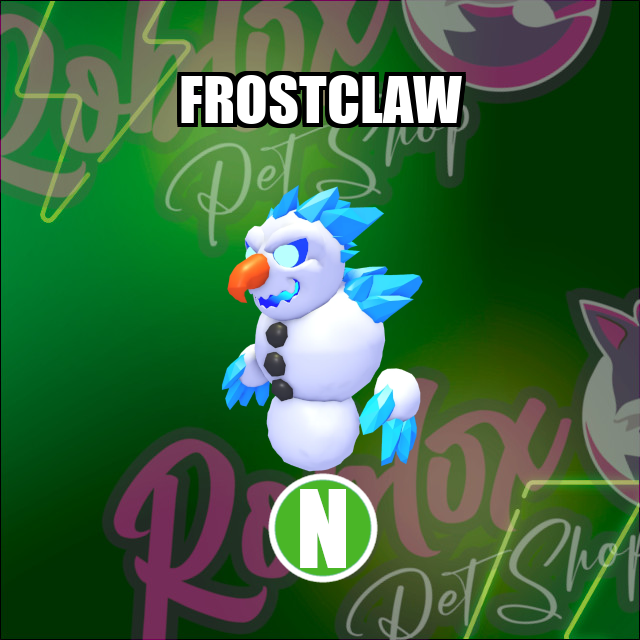 Frostclaw NEON Adopt Me