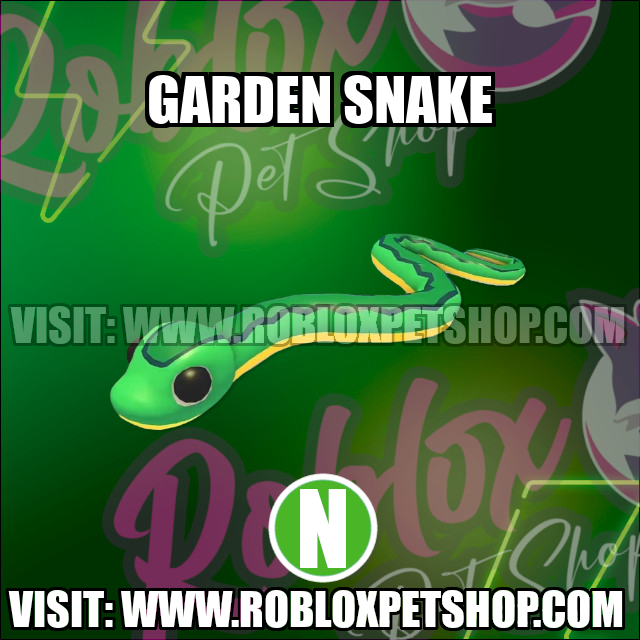Garden snake NEON Adopt Me