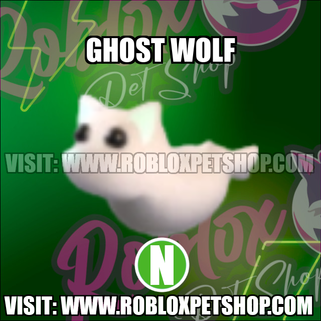 Ghost Wolf NEON Adopt Me