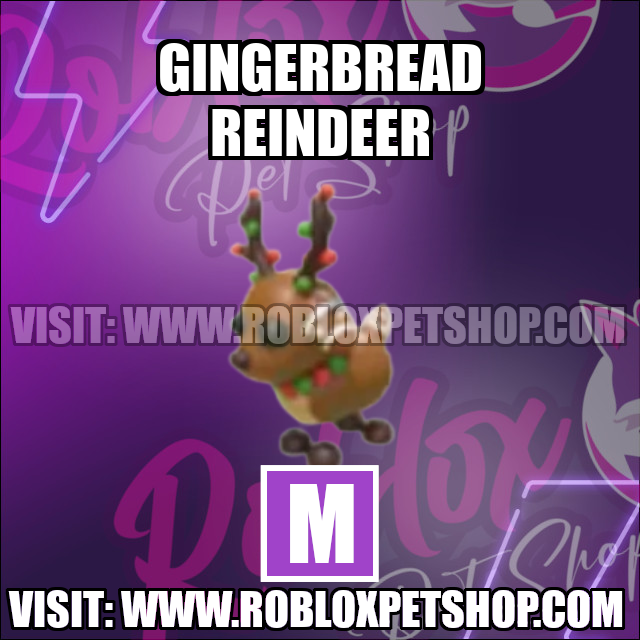 Gingerbread Reindeer MEGA Adopt Me