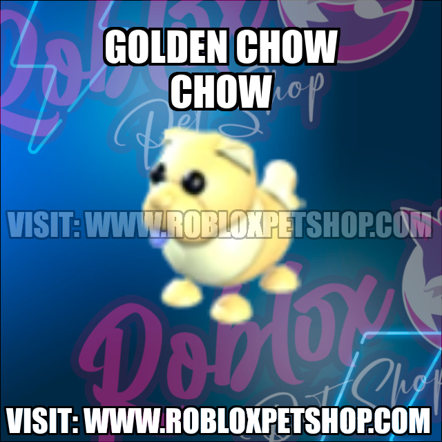 Golden Chow Chow NO POTION Adopt Me