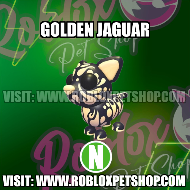 Golden Jaguar NEON Adopt Me