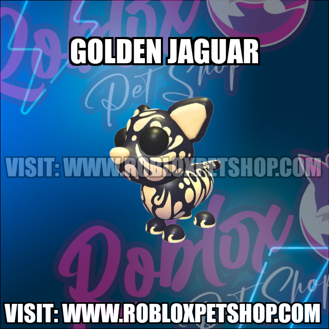 Golden Jaguar NO POTION Adopt Me