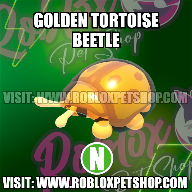 Golden Tortoise Beetle NEON Adopt Me