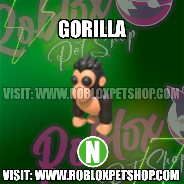 Gorilla NEON Adopt Me