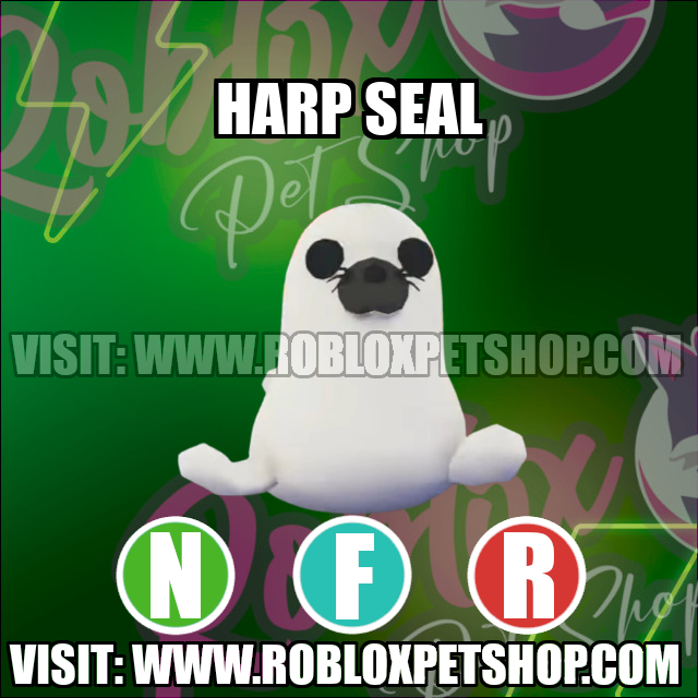 Harp Seal NEON FLY RIDE Adopt Me