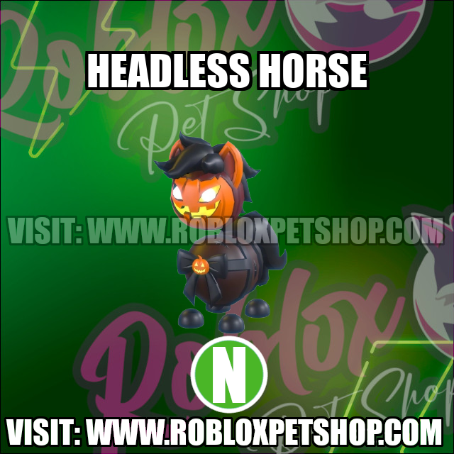 Headless Horse NEON Adopt Me