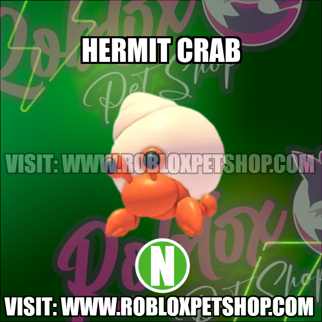 Hermit Crab NEON Adopt Me