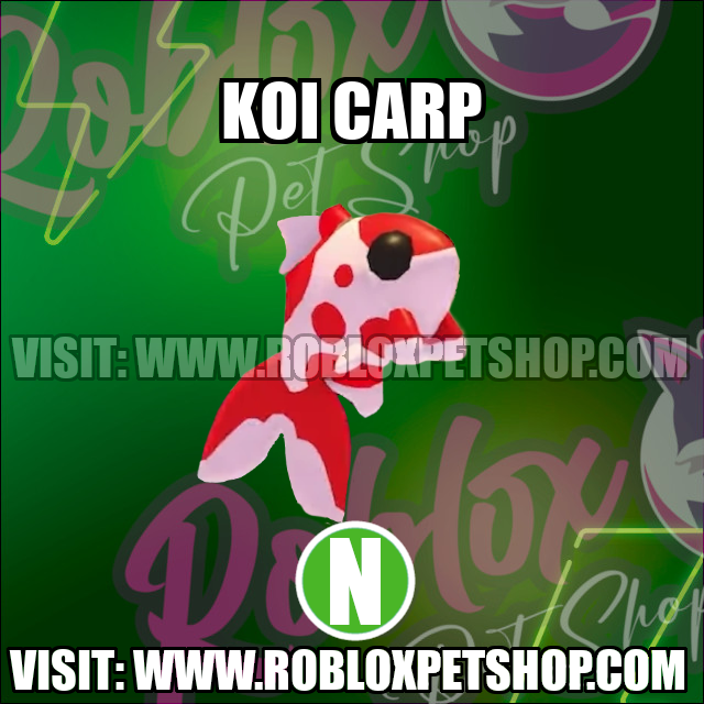 Koi Carp NEON Adopt Me