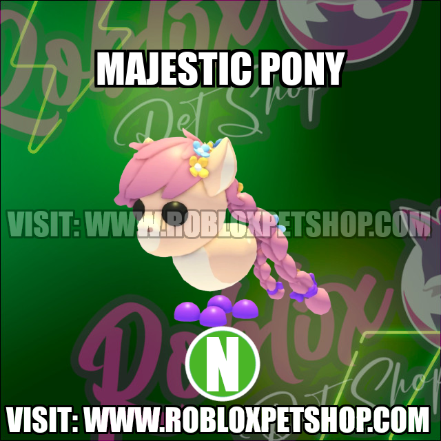 Majestic Pony NEON Adopt Me