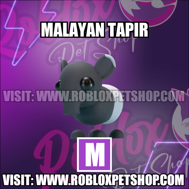 Malaysian Tapir MEGA Adopt Me