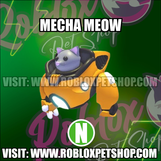 Mecha Meow NEON Adopt Me