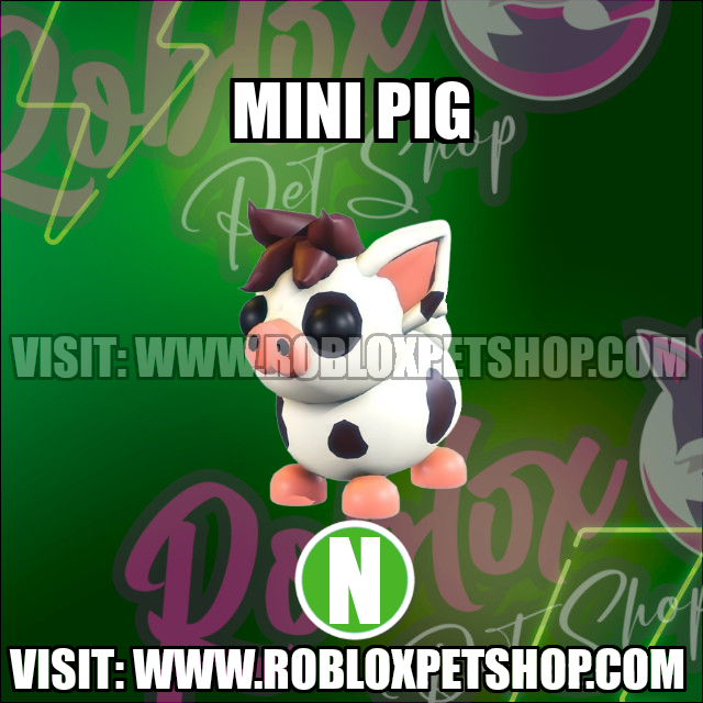 Mini Pig NEON Adopt Me