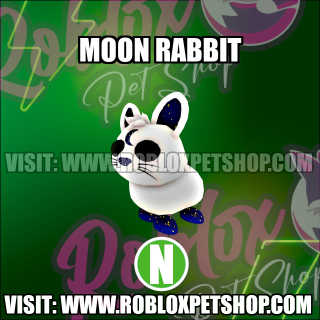 Moon Rabbit NEON Adopt Me