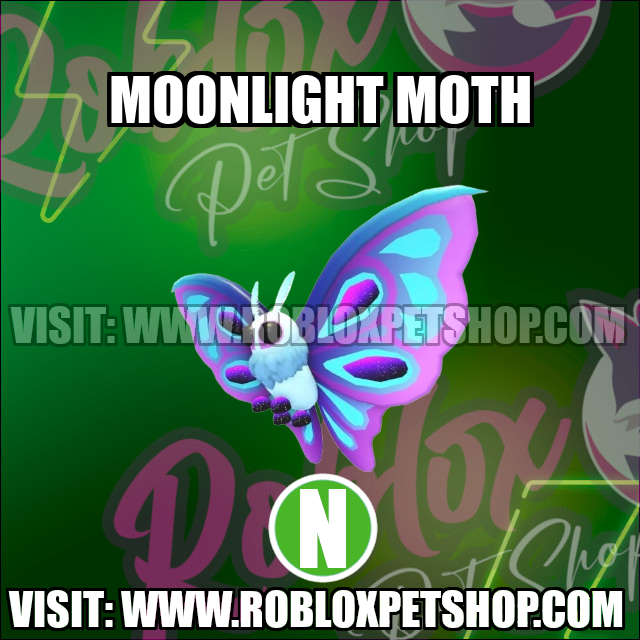 Moonlight Moth NEON Adopt Me