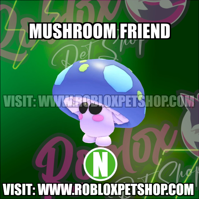 Mushroom Friend NEON Adopt Me