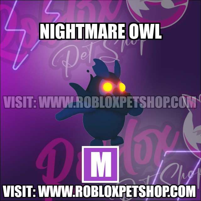 Nightmare Owl MEGA Adopt Me