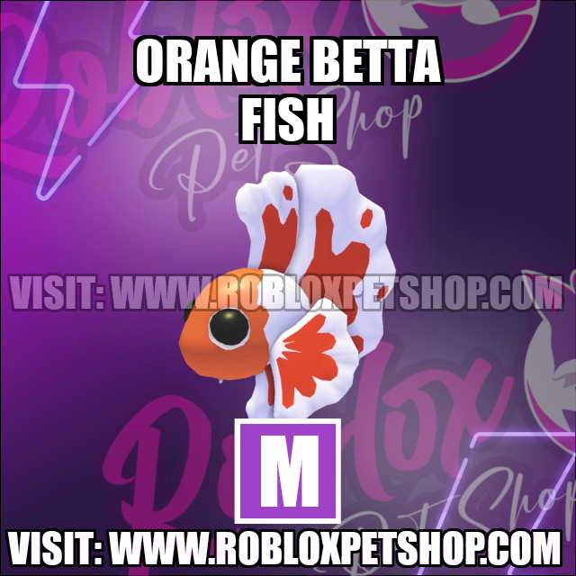Orange Betta Fish MEGA Adopt Me