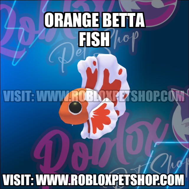 Orange Betta Fish NO POTION Adopt Me