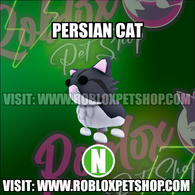 Persian Cat NEON Adopt Me