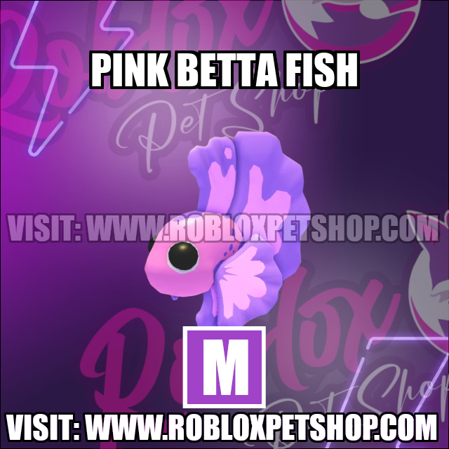 Pink Betta Fish MEGA Adopt Me