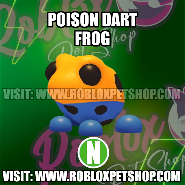 Poison Dart Frog NEON Adopt Me