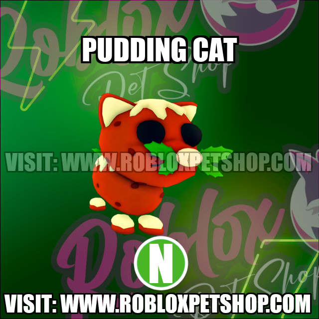 Pudding Cat NEON Adopt Me