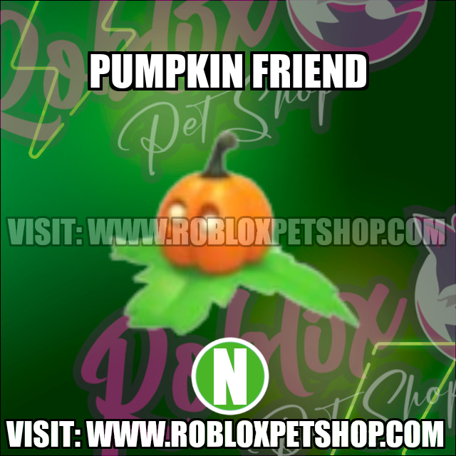 Pumpkin Friend NEON Adopt Me