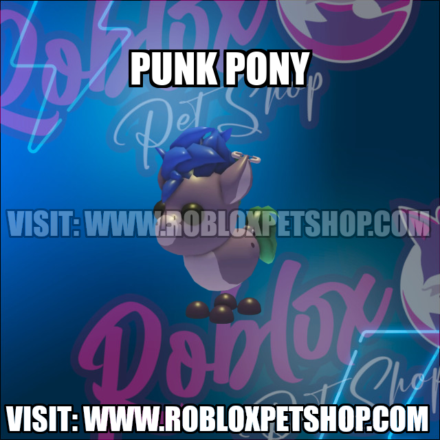 Punk Pony NO POTION Adopt Me